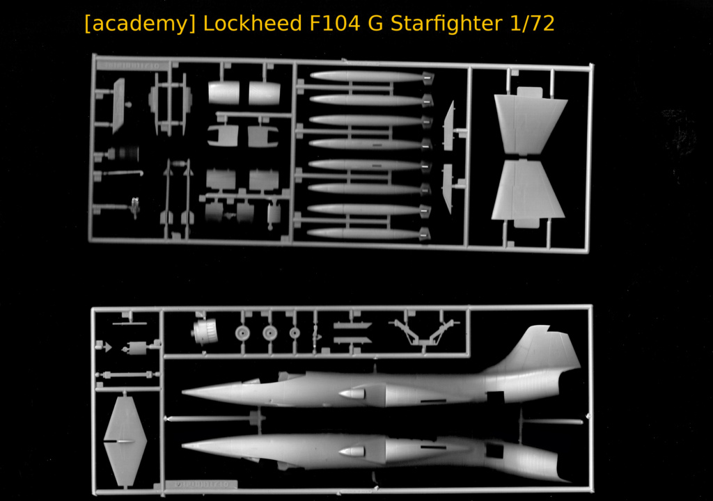 [ACADEMY] LOCKHEED F 104 G STARFIGHTER 1/72ème Réf 1619  Cci28111
