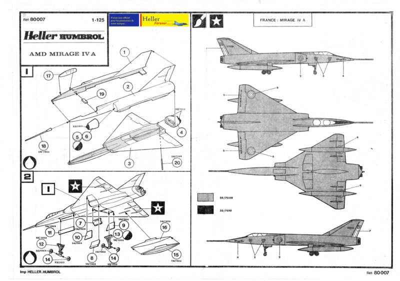 DASSAULT MIRAGE IV A 1/125ème Réf 80007 Plan_m10