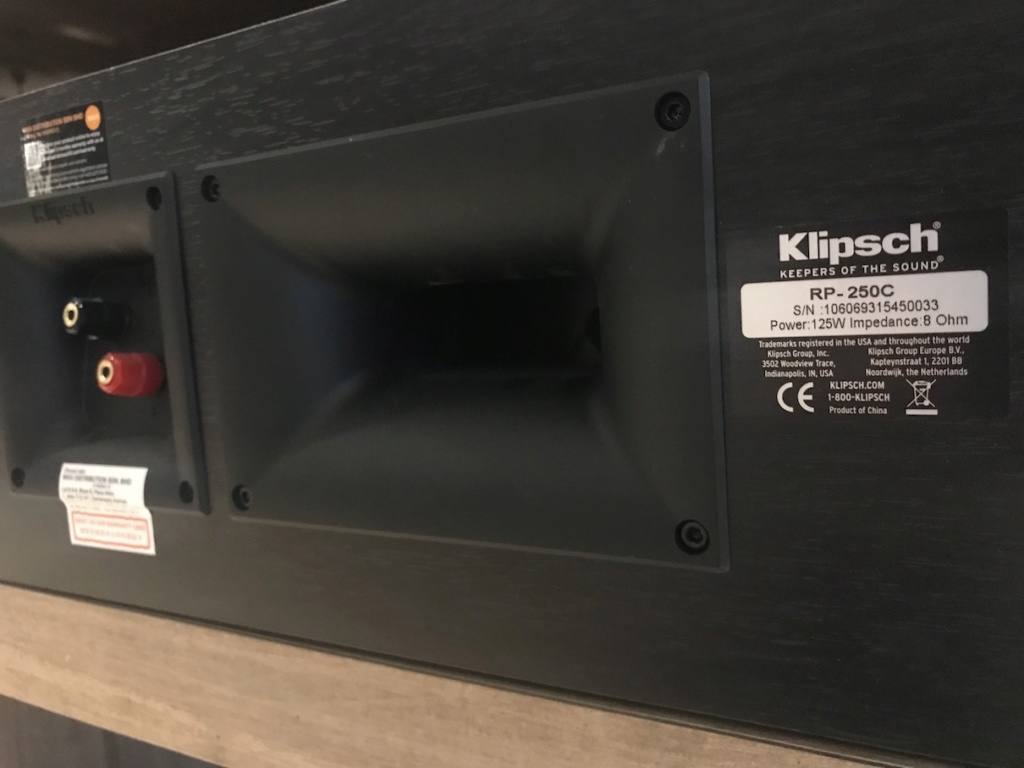 KLIPSCH RP-250C Center Speaker Img_3513