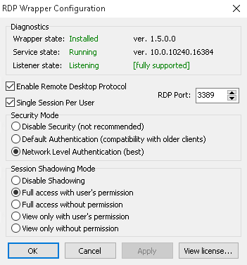 Multiple RDP (Remote Desktop) sessions in Windows 10 0545_m11