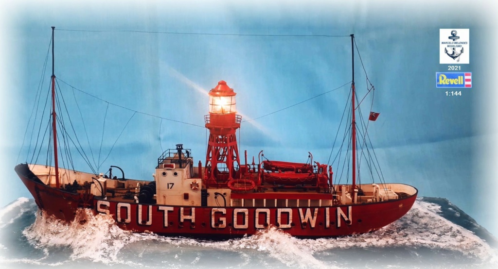 Navio Farol LIght House Ship South Goodwin REVELL 1:144 000012