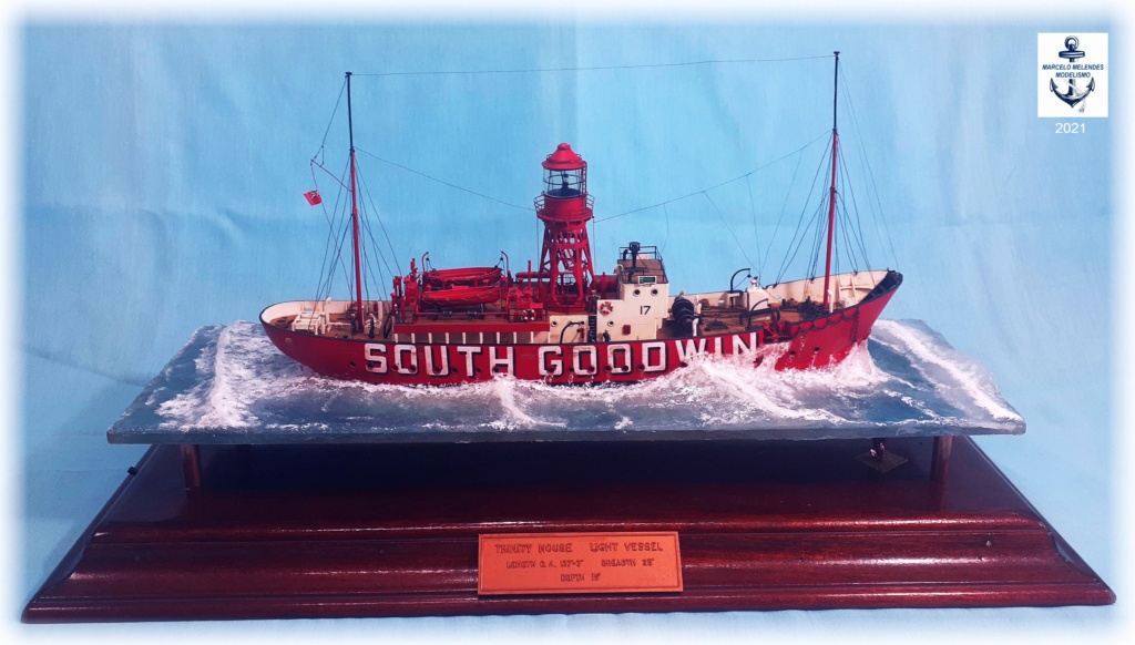 Navio Farol LIght House Ship South Goodwin REVELL 1:144 00412
