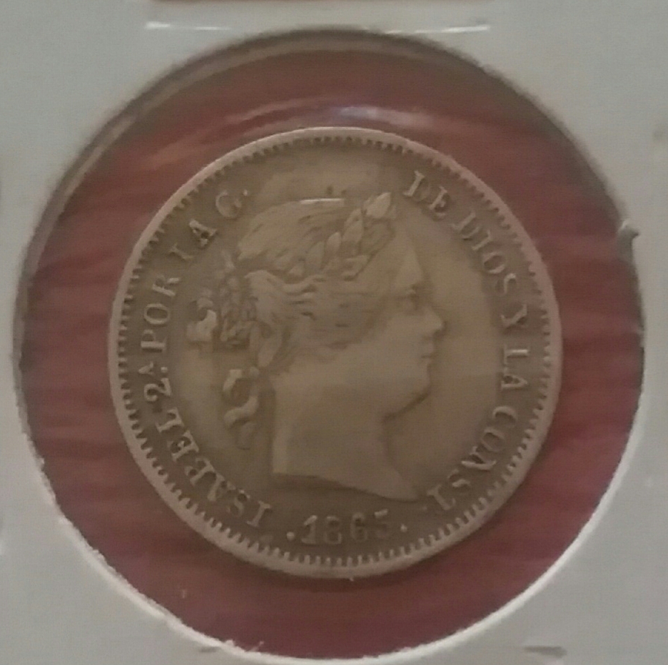 10 ct de escudo. Isabel II. Sevilla. 1865 - Isabelina Img_2066