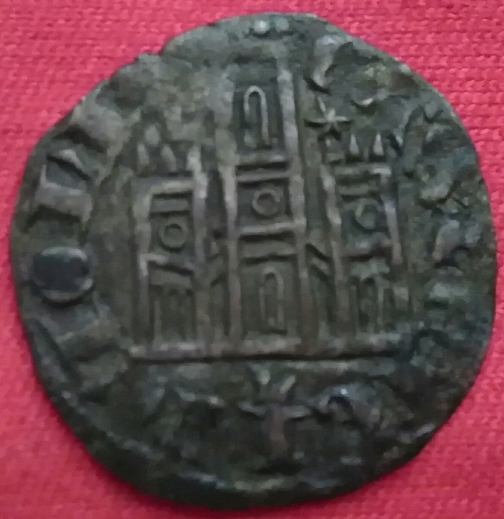Dinero coronado o cornado de Alfonso XI. León Img_2359