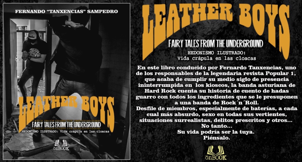 Fairy Tales From the Underground. Libro autobiográfico de Leather Boys escrito por Fernando Tanxencias. Presentación fnac A Coruña hoy 27 de mayo. 58702d10