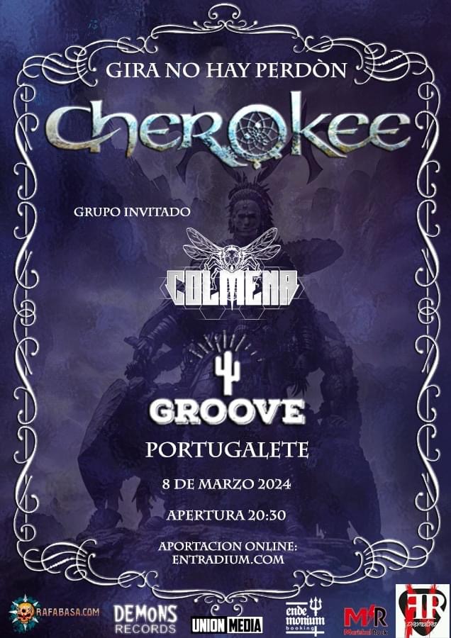 Cherokee + Colmena en sala Groove (Portugalete) 08/03/2024 Img_7411