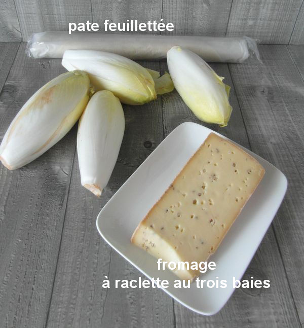 Tatin d'endives au fromage à raclette 171