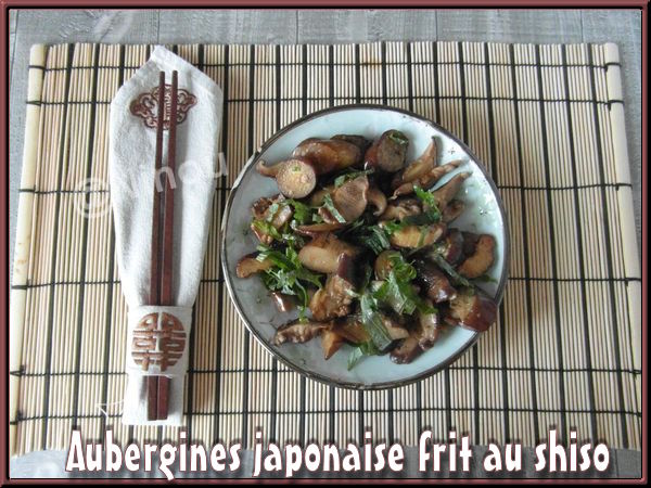 Aubergines japonaise frit au shiso Sam_8312