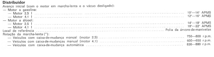 regular - REGULAR PONTO OPALA 4CC A ALCOOL, IGNIÇÃO Pontoo10