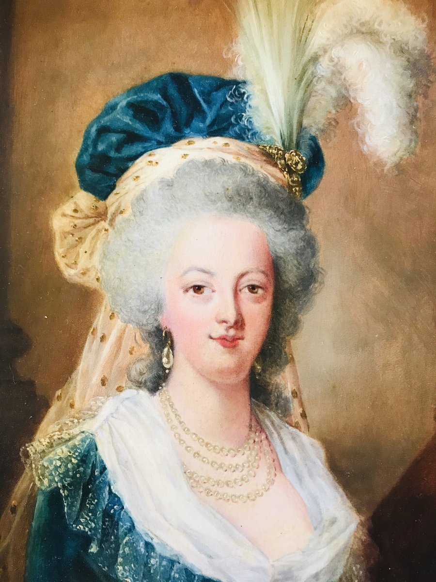 Marie-Antoinette au livre en robe bleue - Page 4 54633311