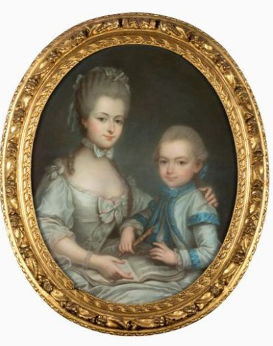 Portrait inconnu de Marie-Antoinette par Anne Vallayer-Coster ? Tzolzo24