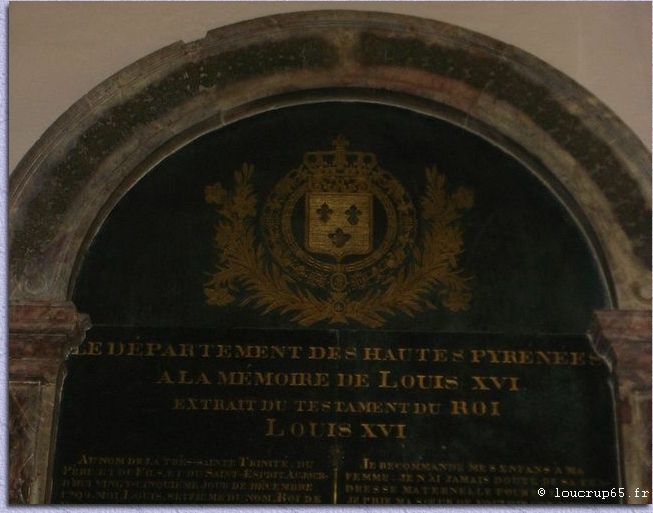 Le testament de Louis XVI  à Tarbes Wpb92710