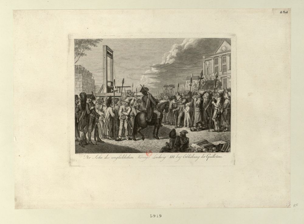 Louis XVII devant la guillotine Zfer13