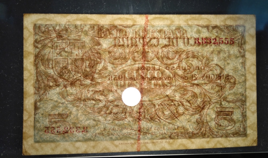 5 1936 - 5 pesetas 1936 Burgos con taladro Img_2018