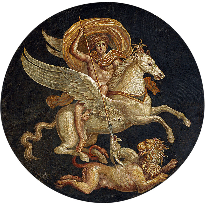 amalthée - Créatures mythologiques : Gorgone, Méduse, Pégase, Chimère.. Bellzo11