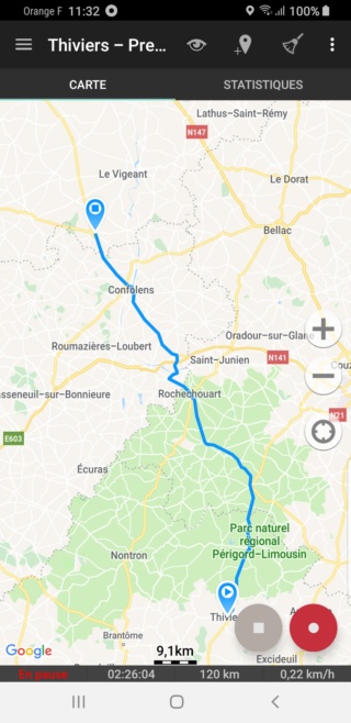 EvTrip convoyage ZOE de Grasse à Nantes E2s5_c10