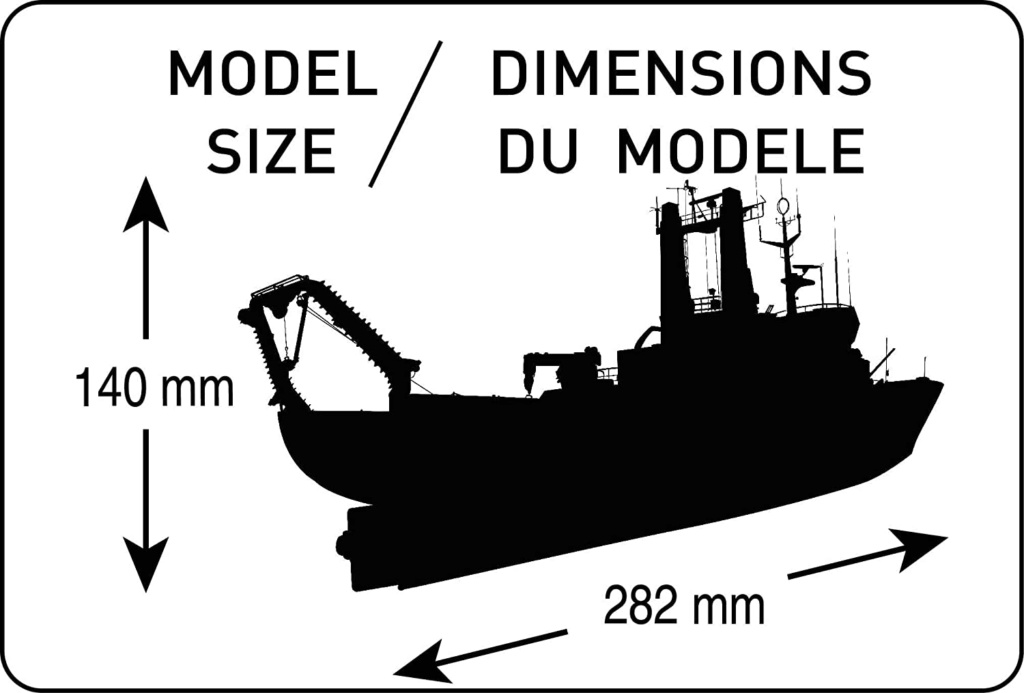 Navire de recherche du TITANIC, LE SUROIT 1/200ème Réf 80615 71zuwf10