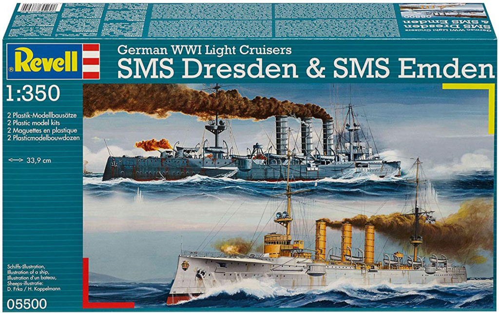 [REVELL] Croiseurs légers SMS DRESDEN et EMDEN Réf 05401 - Page 2 81egmt11