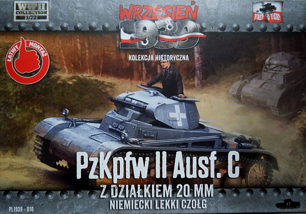 [FIRST TO FIGHT) PzKpfw II Ausf. C Réf PL1939 - 010 Box_r10