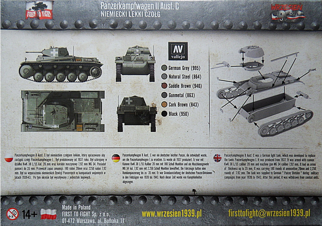 [FIRST TO FIGHT) PzKpfw II Ausf. C Réf PL1939 - 010 Box_v10