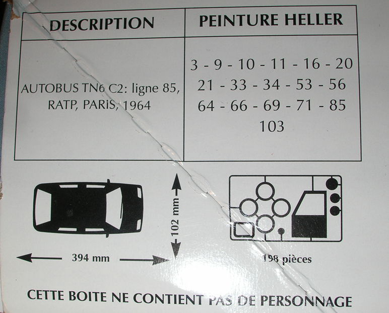 RENAULT TN6 C2 autobus parisien Réf 80789 Couleu16