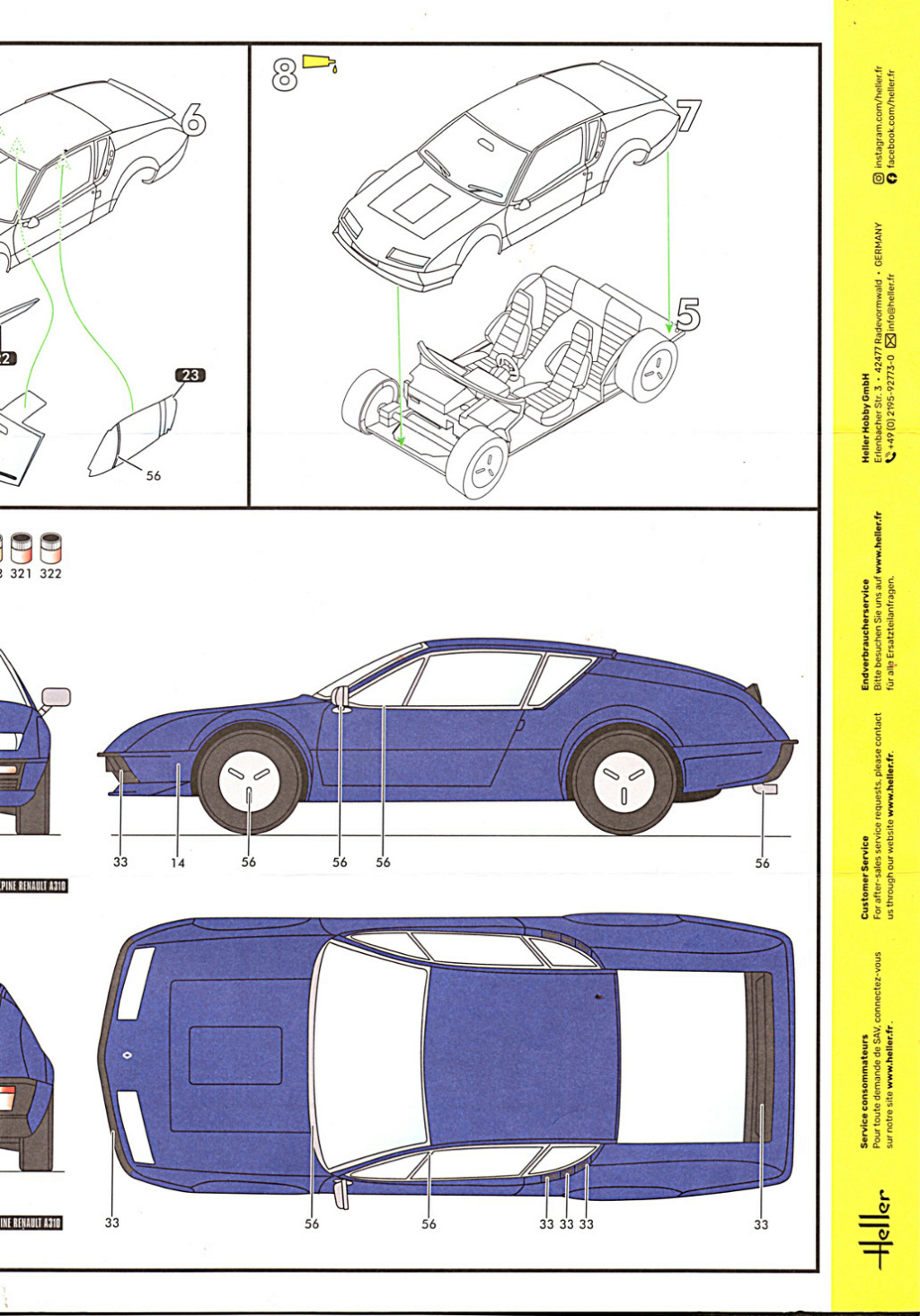 ALPINE A310 Réf 80146 Not410