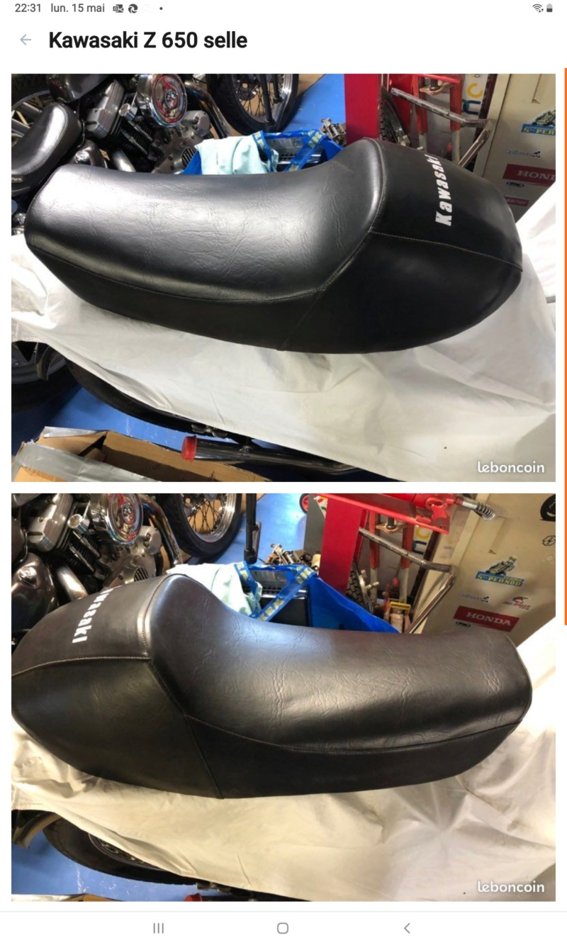 Selle pointue pour 650 ... Scree115
