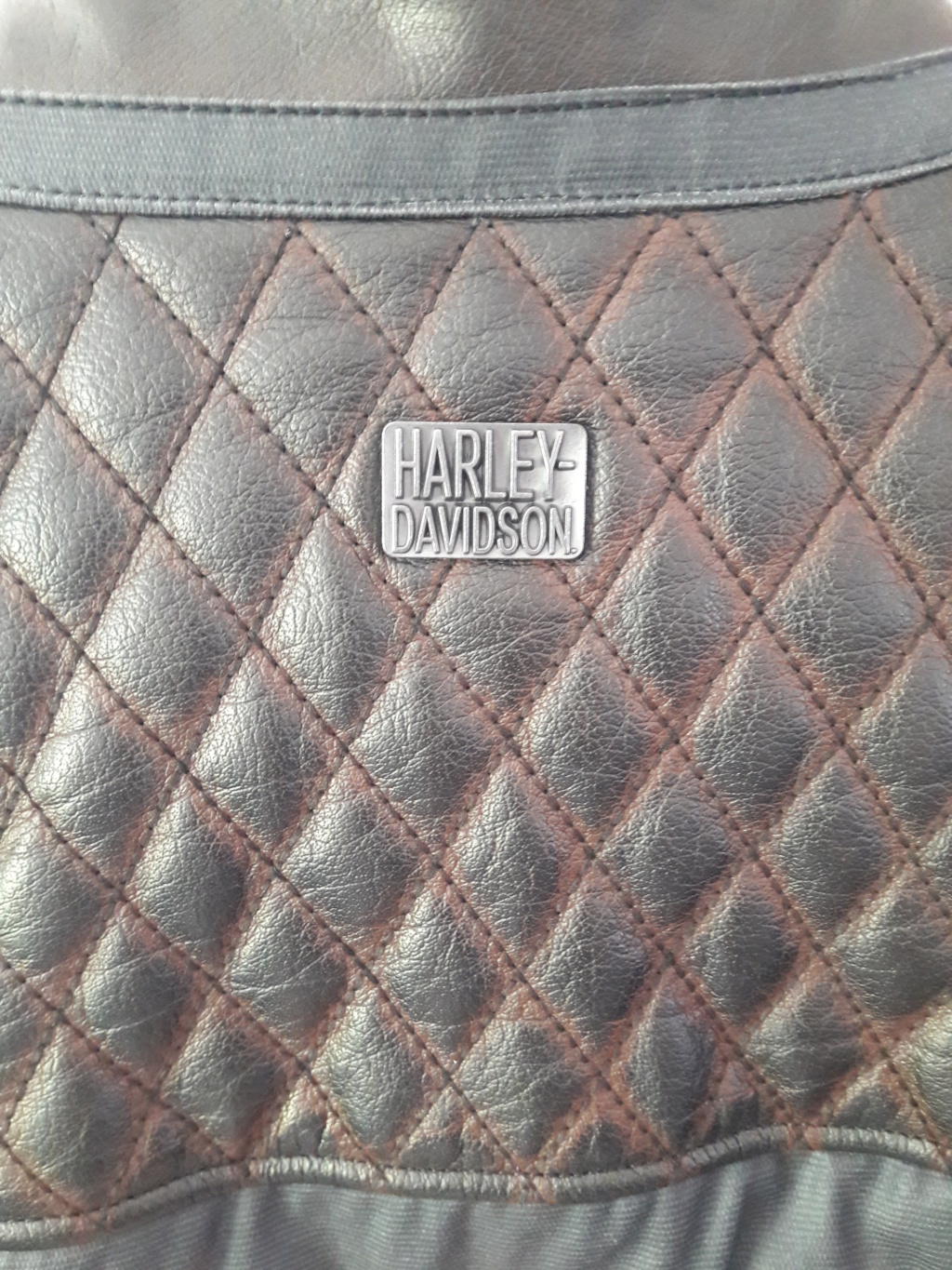 Veste matelassée cuir Harley Davidson Taille XL [VENDU] 20200512