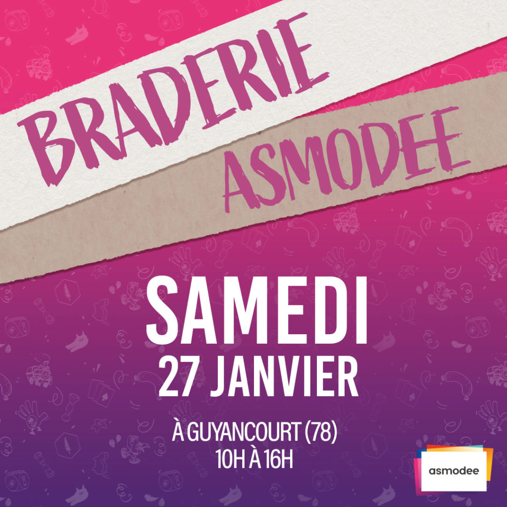 Samedi 27 janvier  : braderie asmodee  (entrepot à Guyancourt) Brader10