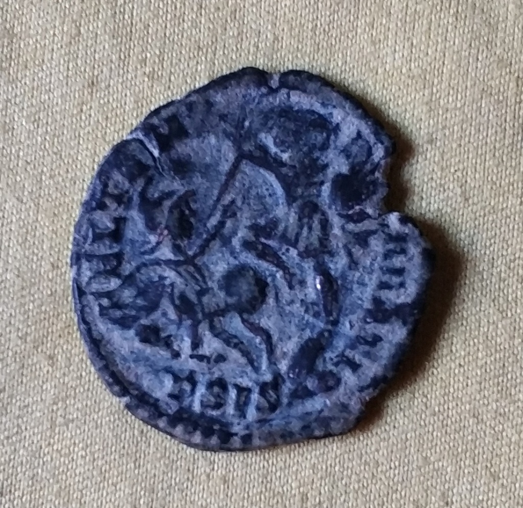 AE3 de Constancio Galo. FEL TEMP REPARATIO. Soldado romano alanceando a jinete caído. Siscia Img_2010