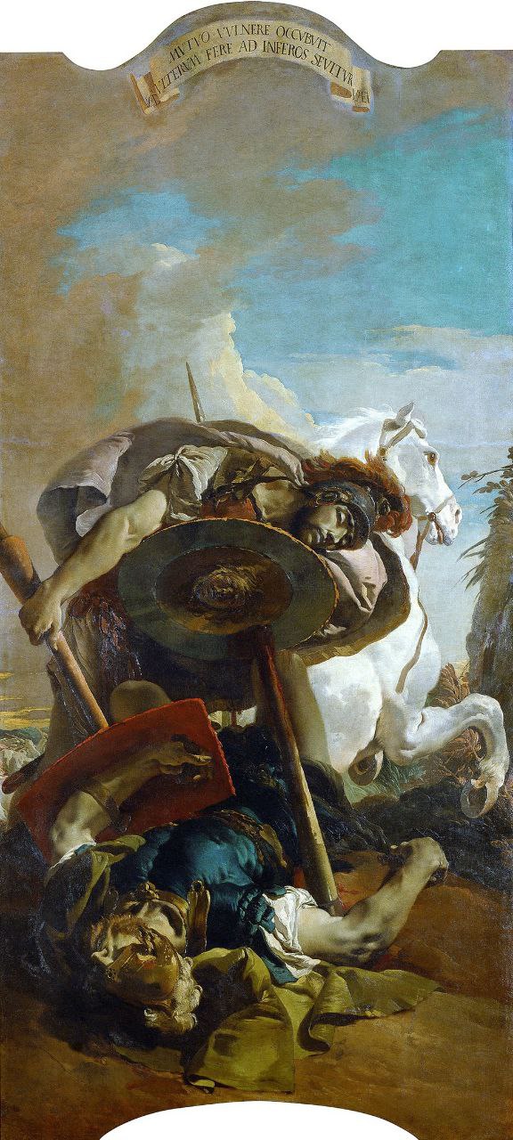 История картины: Джованни Батиста Тьеполо, «Смерть консула Брута», 1728-1730. Phot1460
