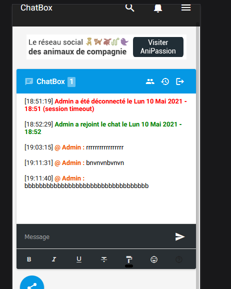 ModernBB - Soucis avec les couleurs, code CSS, panneau d'admin hélas limité, thème foncé, etc. 1324