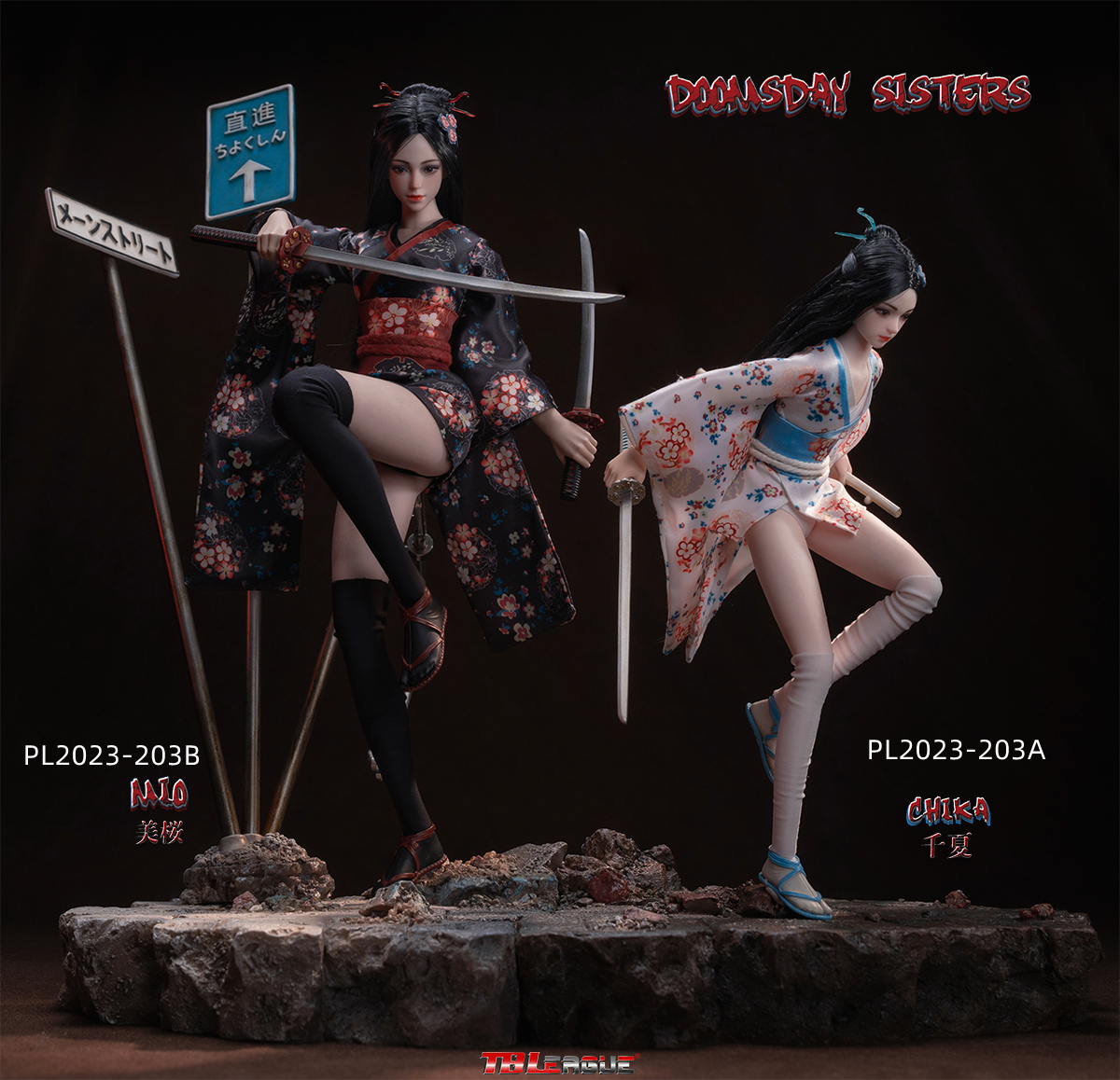 TBLeague - NEW PRODUCT: TBLeague - Doomsday Sisters- China Summer Chika & Mio (PL2023-203A/B) 0047