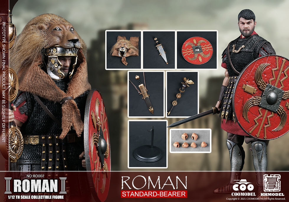 NEW PRODUCT: 1/12 COOMODEL Roman RO002 ROMAN Series Standard-Bearer 0139
