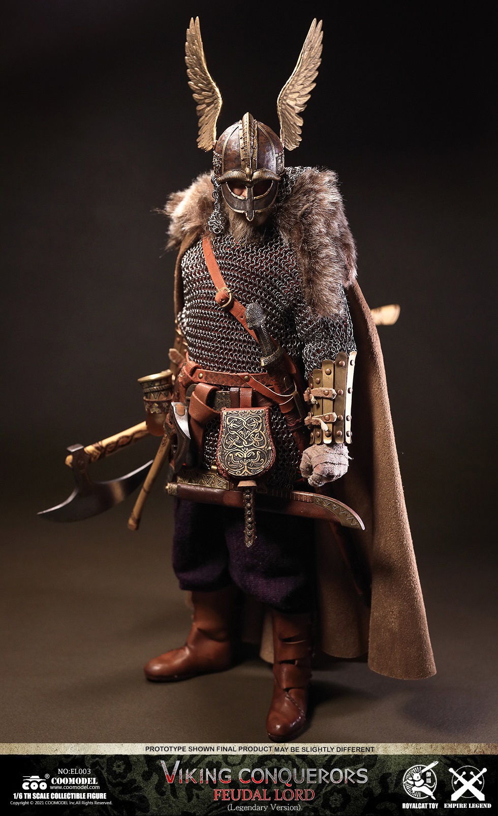 NEW PRODUCT: COOMODEL - Legend of the Empire-Viking Conqueror-Warrior, Berserker, Lord#EL001/EL002/EL003 0156