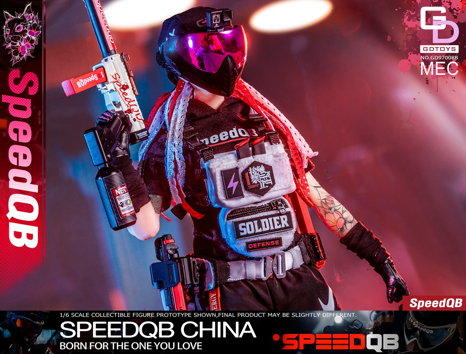 NEW PRODUCT: SpeedQB - Competitive Sports Charge Girl (GD97008B) 04130