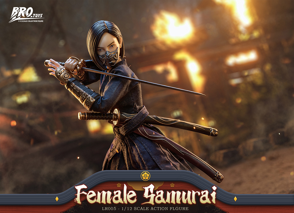 NEW PRODUCT: Brotoys LR005 1/12 Scale Female Samurai 04132