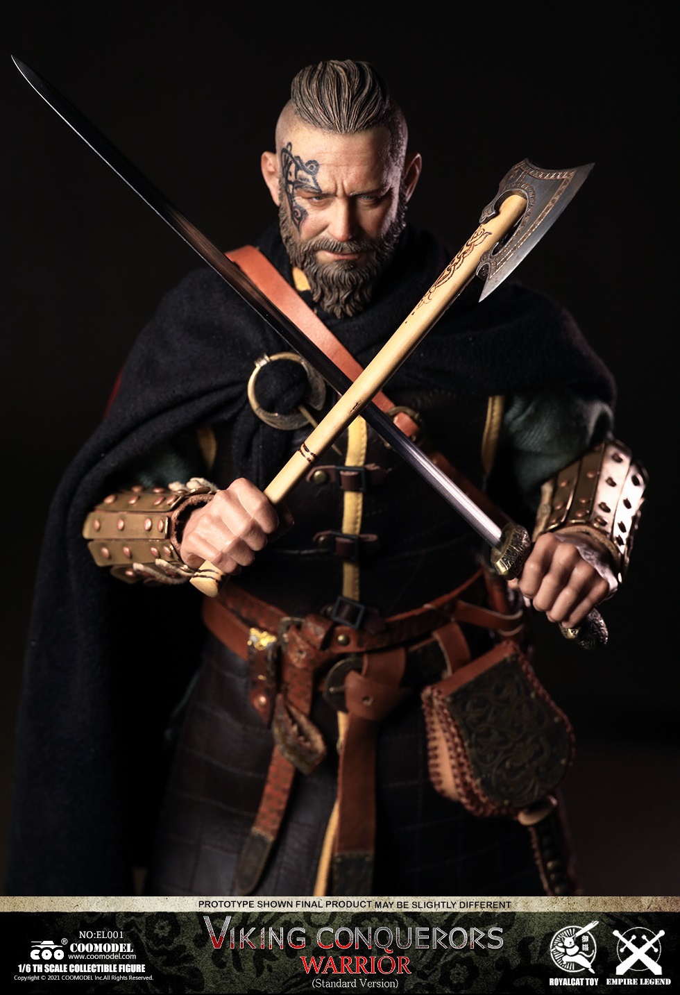 NEW PRODUCT: COOMODEL - Legend of the Empire-Viking Conqueror-Warrior, Berserker, Lord#EL001/EL002/EL003 0454