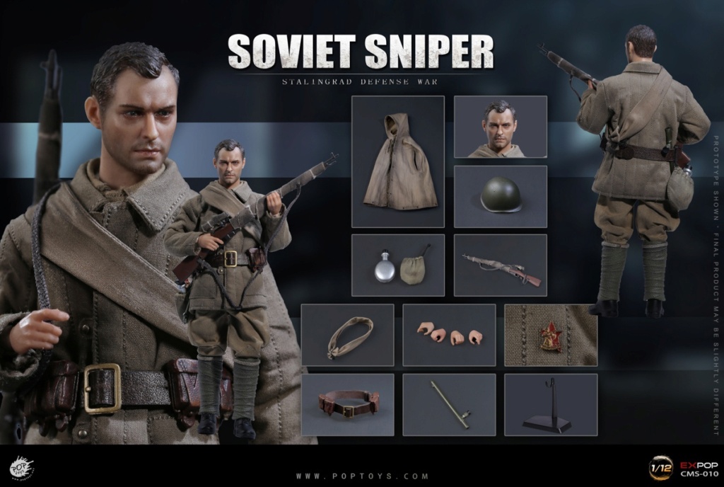 NEW PRODUCT: 1/12 POPTOYS Soviet Snipers Vasily/Big Gold Teeth 0467