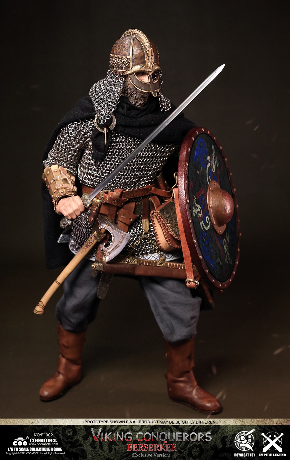 NEW PRODUCT: COOMODEL - Legend of the Empire-Viking Conqueror-Warrior, Berserker, Lord#EL001/EL002/EL003 0554