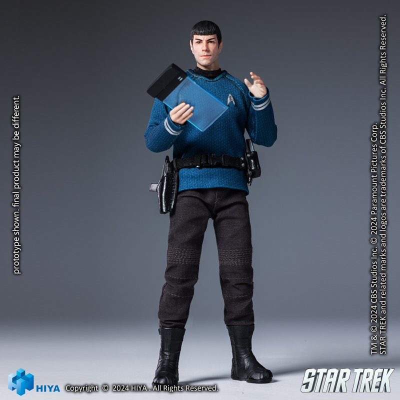 Spock - NEW PRODUCT: HIYA toys: 1/12 2009 version of "Star Trek" - Spock/McCoy [2 styles in total]  06135