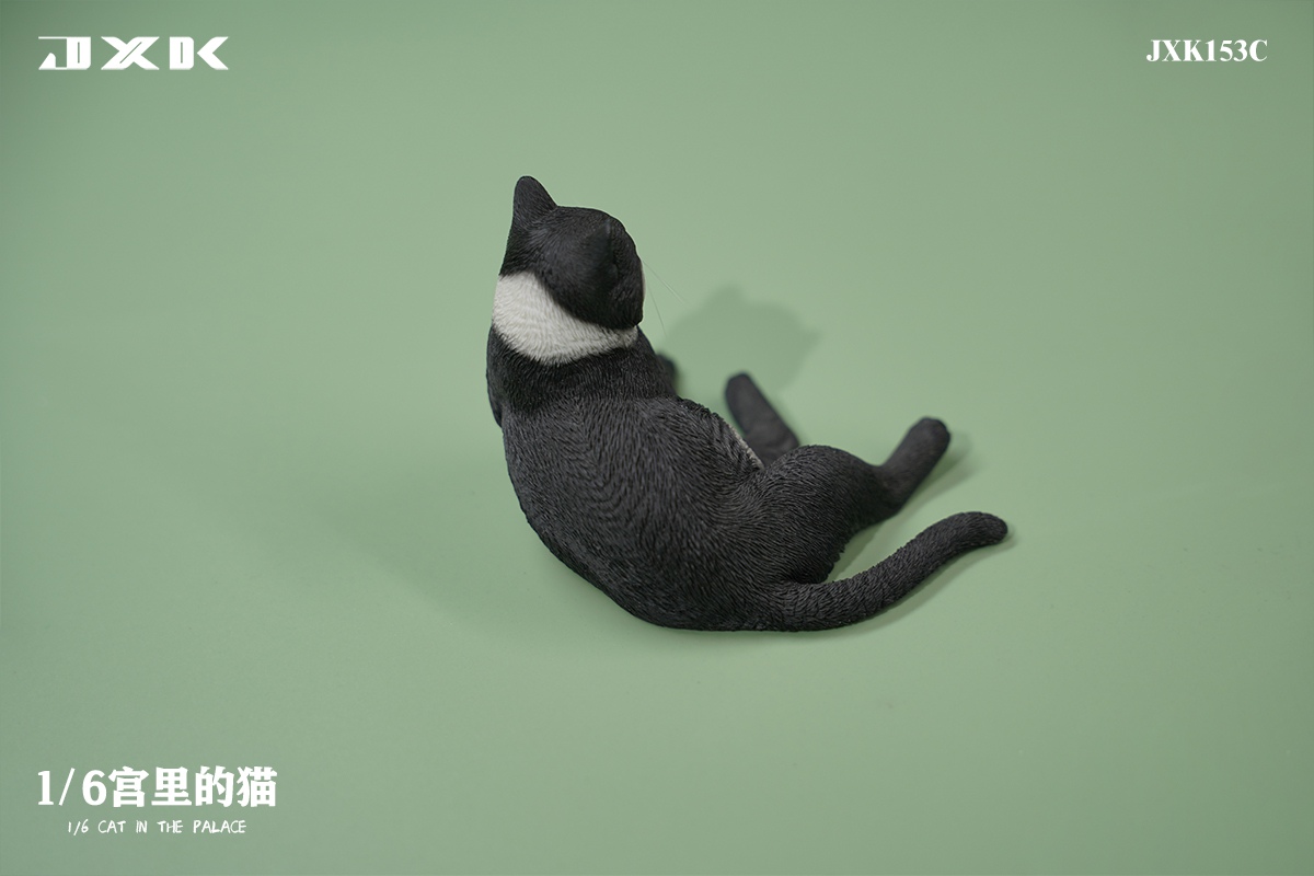 NEW PRODUCT: JXK - The cat in the palace JXK153 static animal model with 12-inch soldier doll 0697