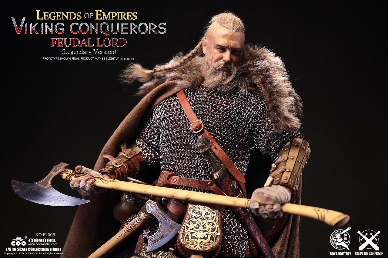 NEW PRODUCT: COOMODEL - Legend of the Empire-Viking Conqueror-Warrior, Berserker, Lord#EL001/EL002/EL003 0752