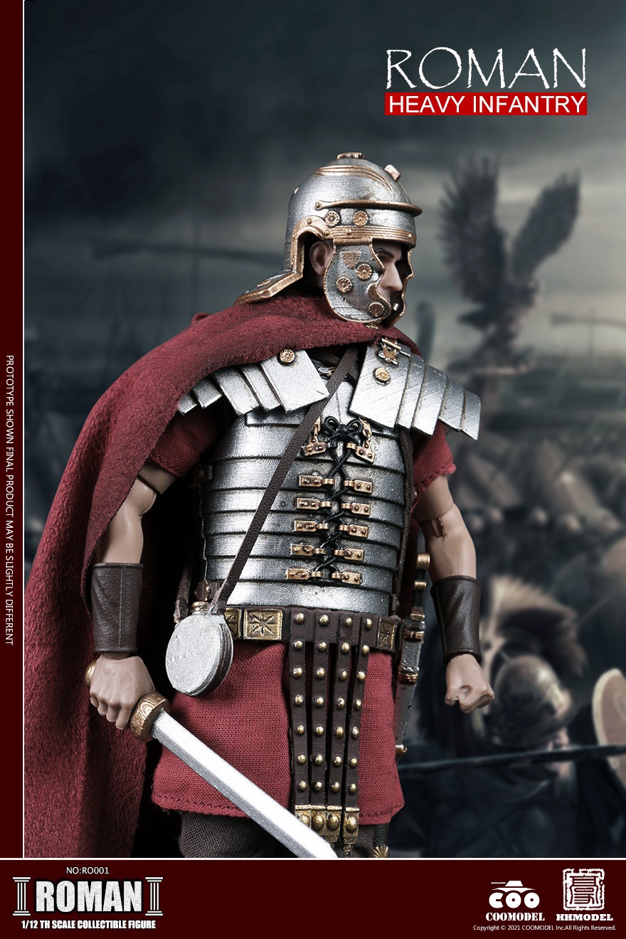 NEW PRODUCT: 1/12 COOMODEL Roman RO001 ROMAN Series Heavy Infantry 0836