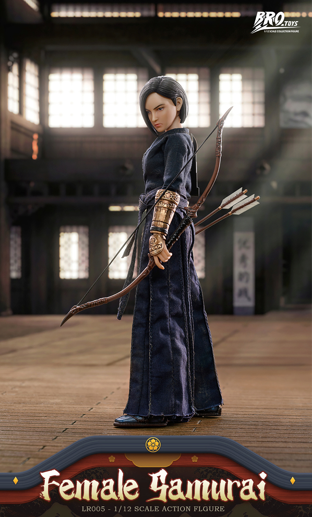 NEW PRODUCT: Brotoys LR005 1/12 Scale Female Samurai 10123