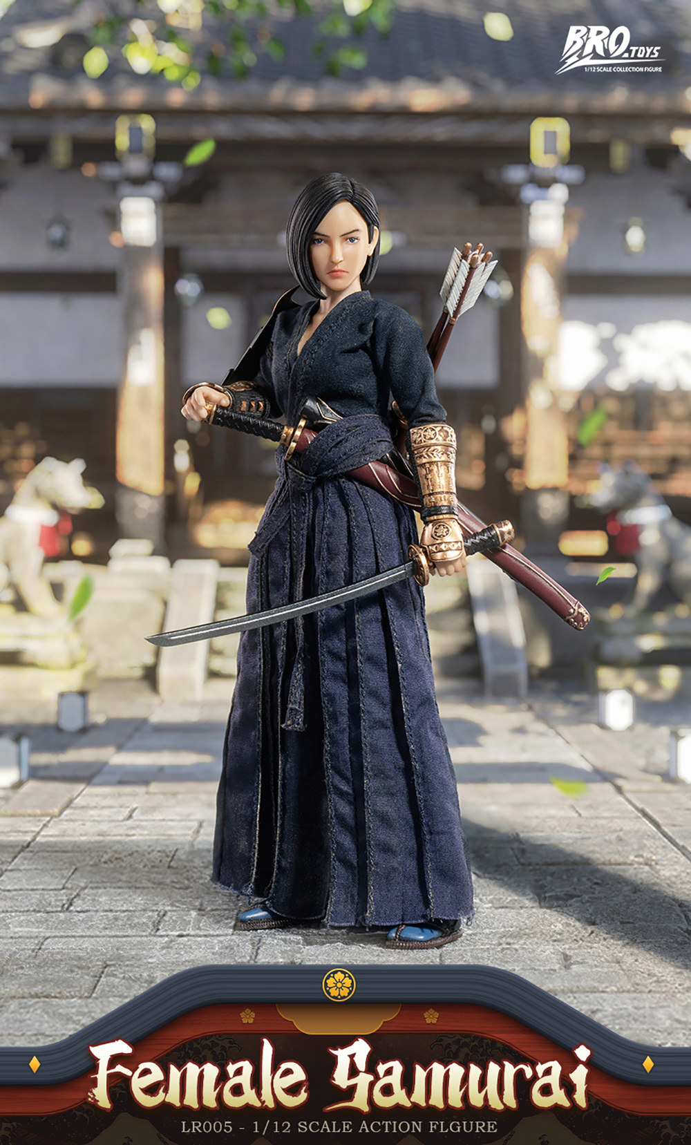 NEW PRODUCT: Brotoys LR005 1/12 Scale Female Samurai 11117