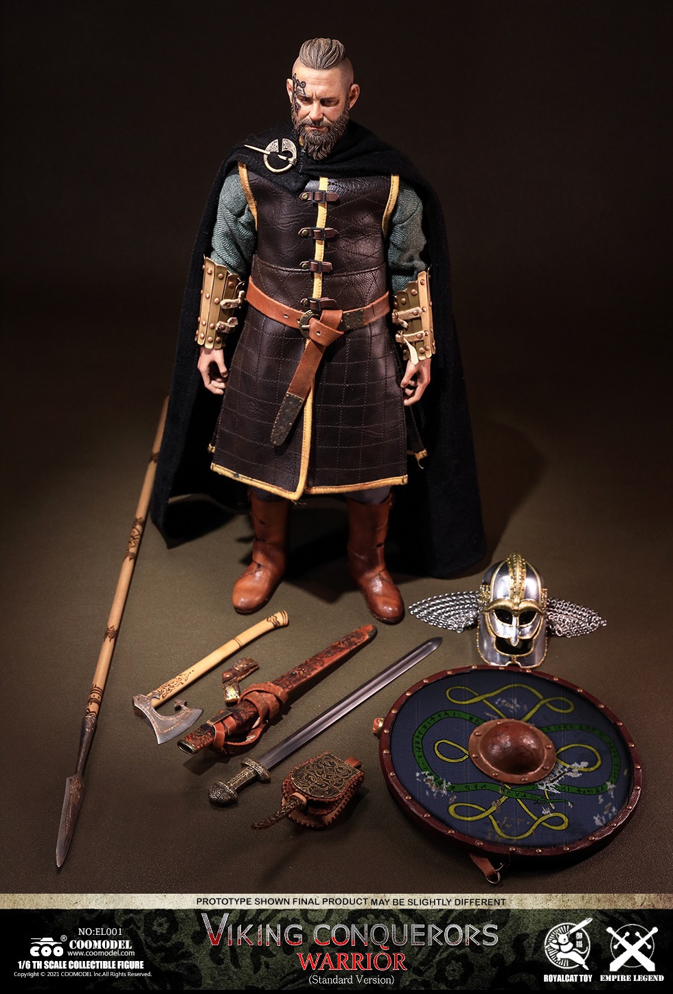 NEW PRODUCT: COOMODEL - Legend of the Empire-Viking Conqueror-Warrior, Berserker, Lord#EL001/EL002/EL003 1237