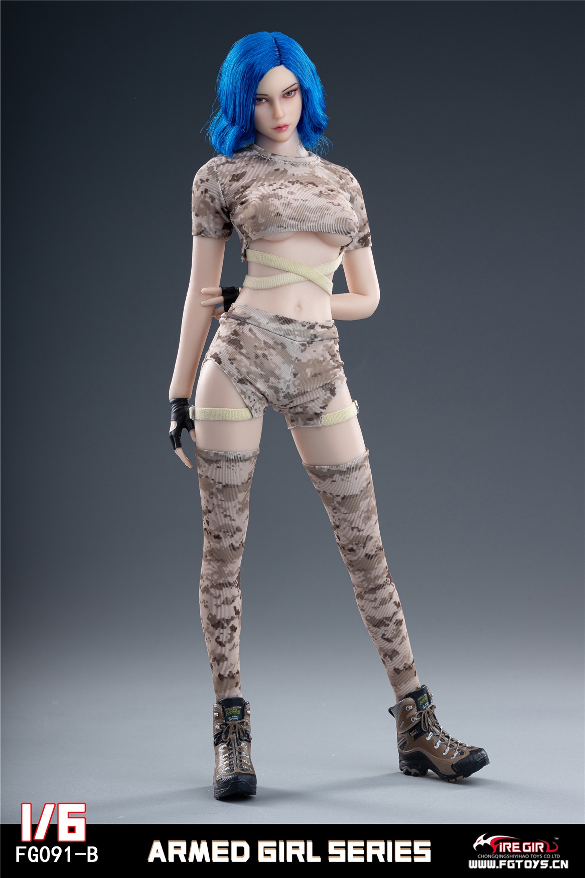 NEW PRODUCT: Fire Girl Toys - Soldier FG091 Armed Girls Series (3 styles A/B/C ) 12610