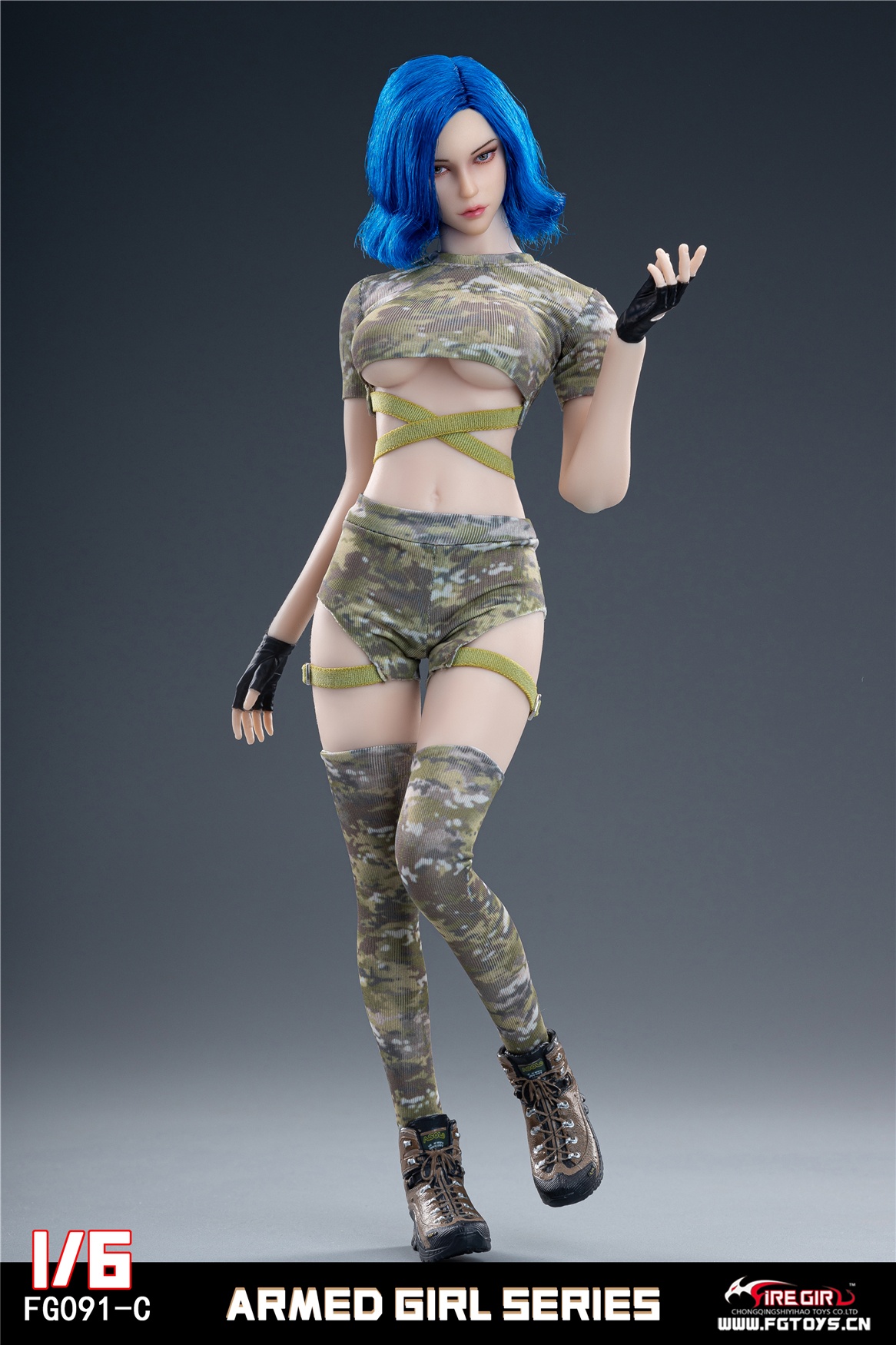 NEW PRODUCT: Fire Girl Toys - Soldier FG091 Armed Girls Series (3 styles A/B/C ) 13910