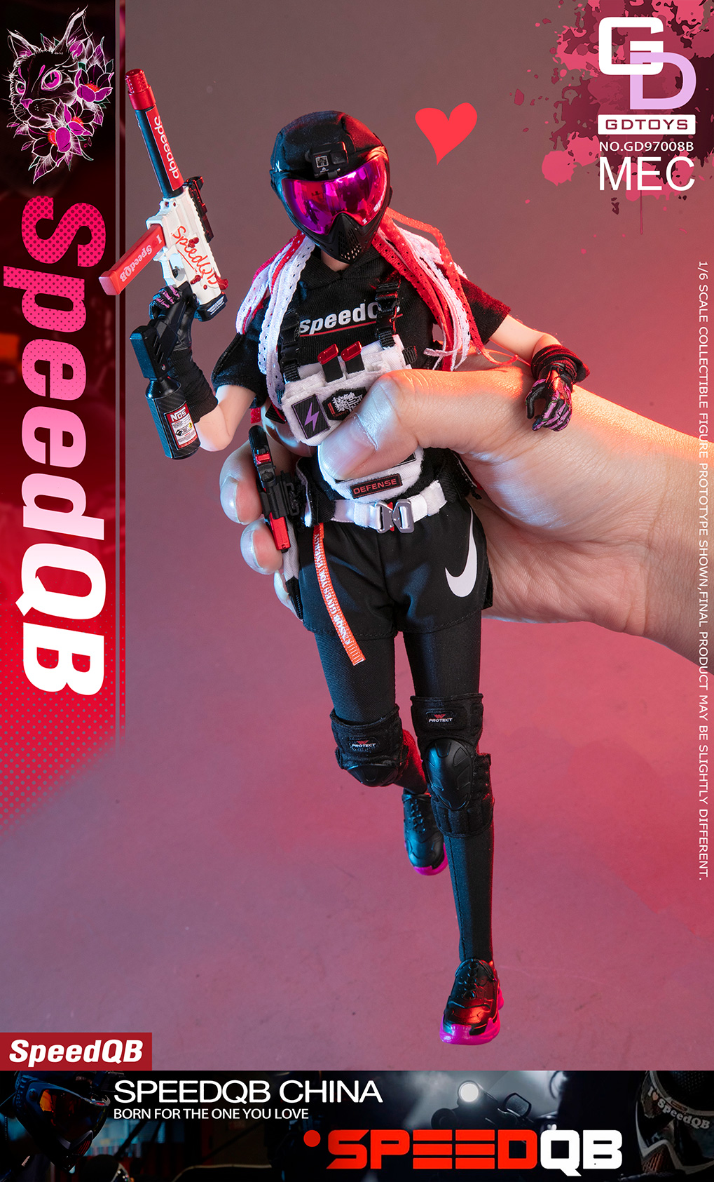 NEW PRODUCT: SpeedQB - Competitive Sports Charge Girl (GD97008B) 1661